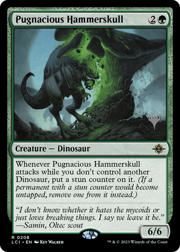 Pugnacious Hammerskull (PLCI-208P) - The Lost Caverns of Ixalan Promos - Premium MTG Single from Wizards of the Coast - Just $0.37! Shop now at Game Crave Tournament Store