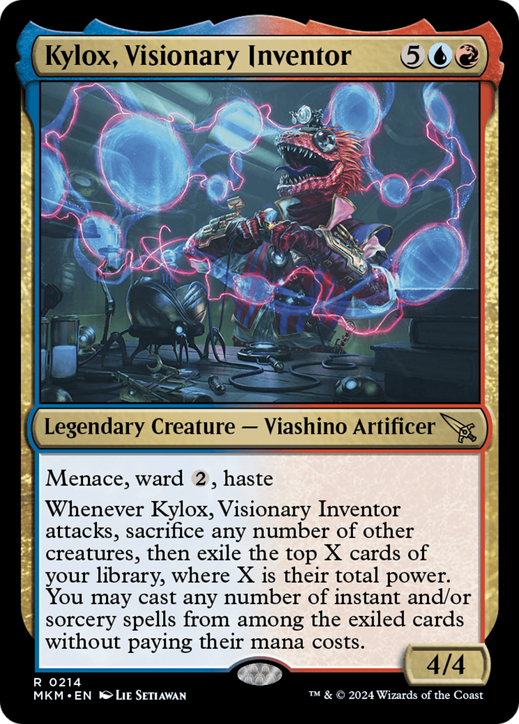 Kylox, Visionary Inventor (MKM-214) - Murders at Karlov Manor Foil - Premium MTG Single from Wizards of the Coast - Just $0.25! Shop now at Game Crave Tournament Store