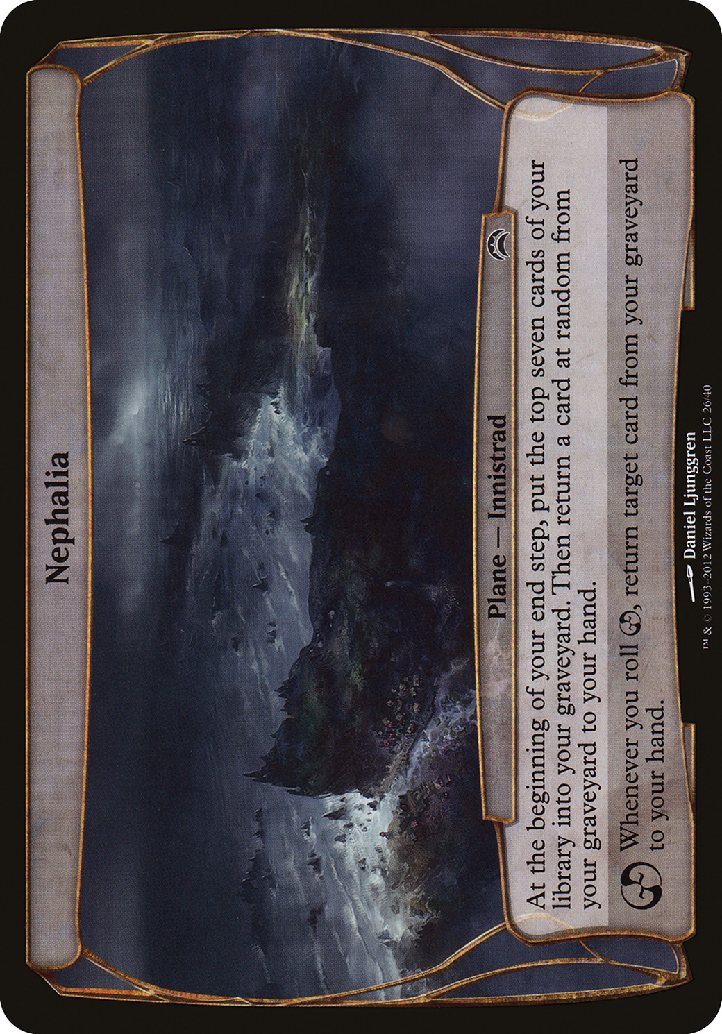 Nephalia (OVER-026) - Planechase 2012 Planes Foil