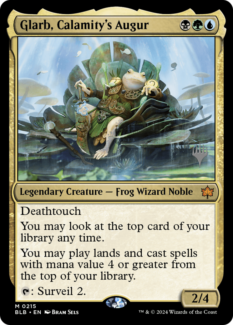 Glarb, Calamity's Augur (PBLB-215P) - Bloomburrow Promos Foil - Premium MTG Single from Wizards of the Coast - Just $9.92! Shop now at Game Crave Tournament Store
