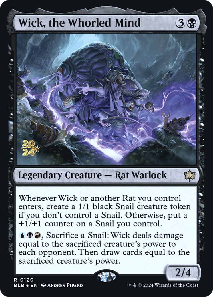 Wick, the Whorled Mind (PBLB-120S) - Bloomburrow Promos Foil - Premium MTG Single from Wizards of the Coast - Just $0.48! Shop now at Game Crave Tournament Store