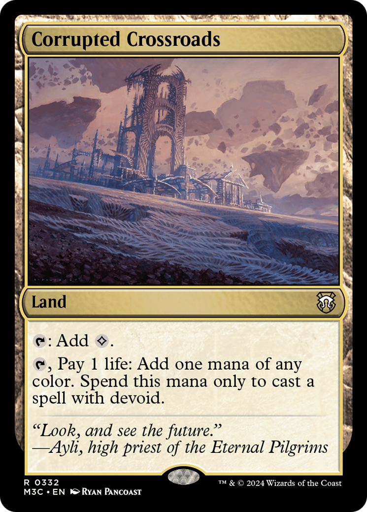 Corrupted Crossroads (M3C-332) - Modern Horizons 3 Commander - Premium MTG Single from Wizards of the Coast - Just $0.25! Shop now at Game Crave Tournament Store