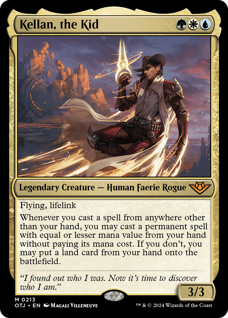 Kellan, the Kid (OTJ-213) - Outlaws of Thunder Junction - Premium MTG Single from Wizards of the Coast - Just $0.67! Shop now at Game Crave Tournament Store
