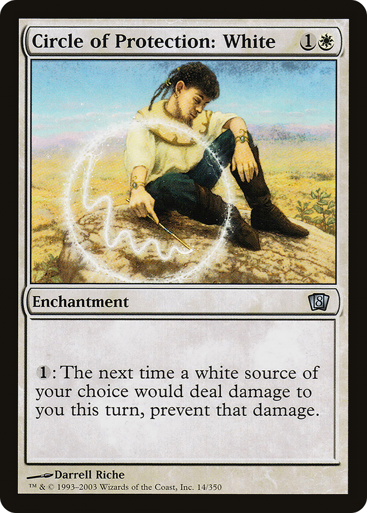 Circle of Protection: White (8ED-14★) - 8th Edition