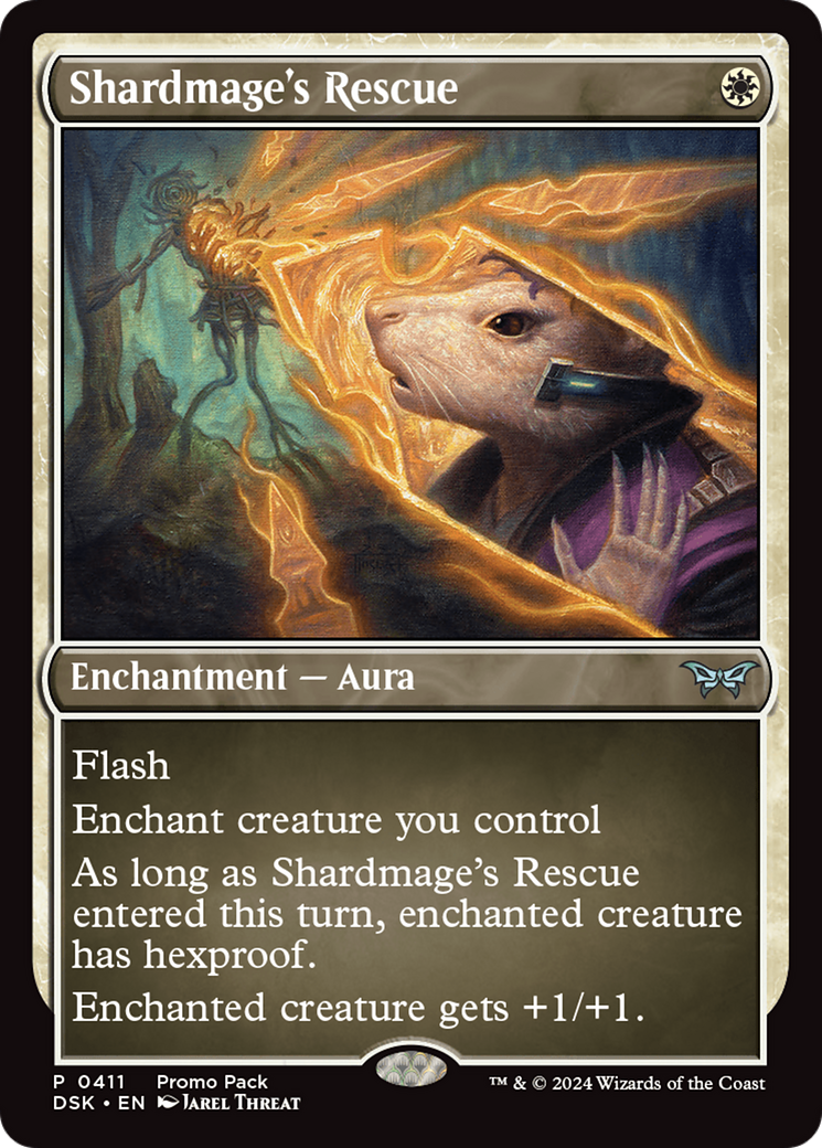 Shardmage's Rescue (DSK-411) - Duskmourn: House of Horror Foil - Premium MTG Single from Wizards of the Coast - Just $0.56! Shop now at Game Crave Tournament Store