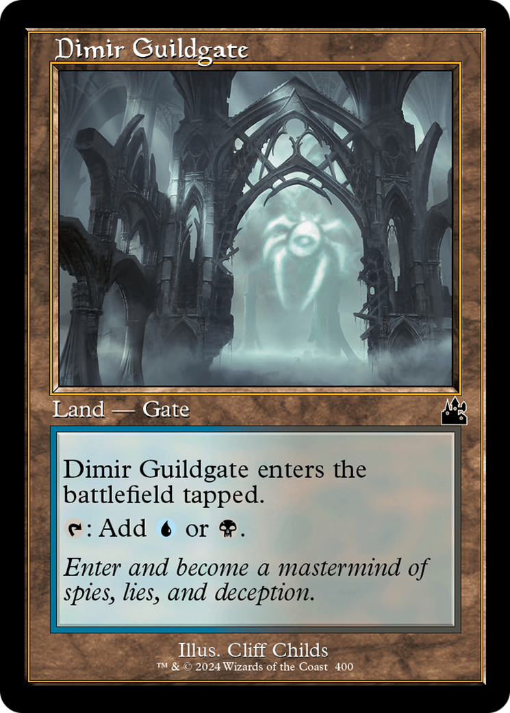 Dimir Guildgate (RVR-400) - Ravnica Remastered - Premium MTG Single from Wizards of the Coast - Just $0.25! Shop now at Game Crave Tournament Store