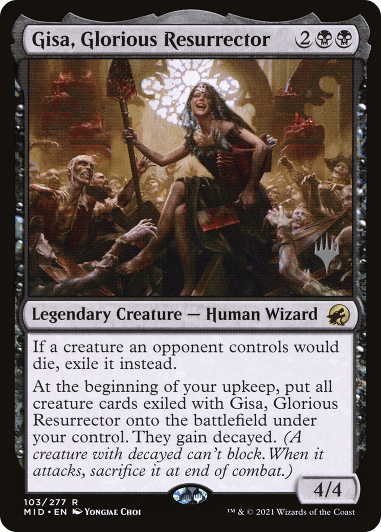 Gisa, Glorious Resurrector (PMID-103P) - Innistrad: Midnight Hunt Promos Foil - Premium MTG Single from Wizards of the Coast - Just $1.34! Shop now at Game Crave Tournament Store