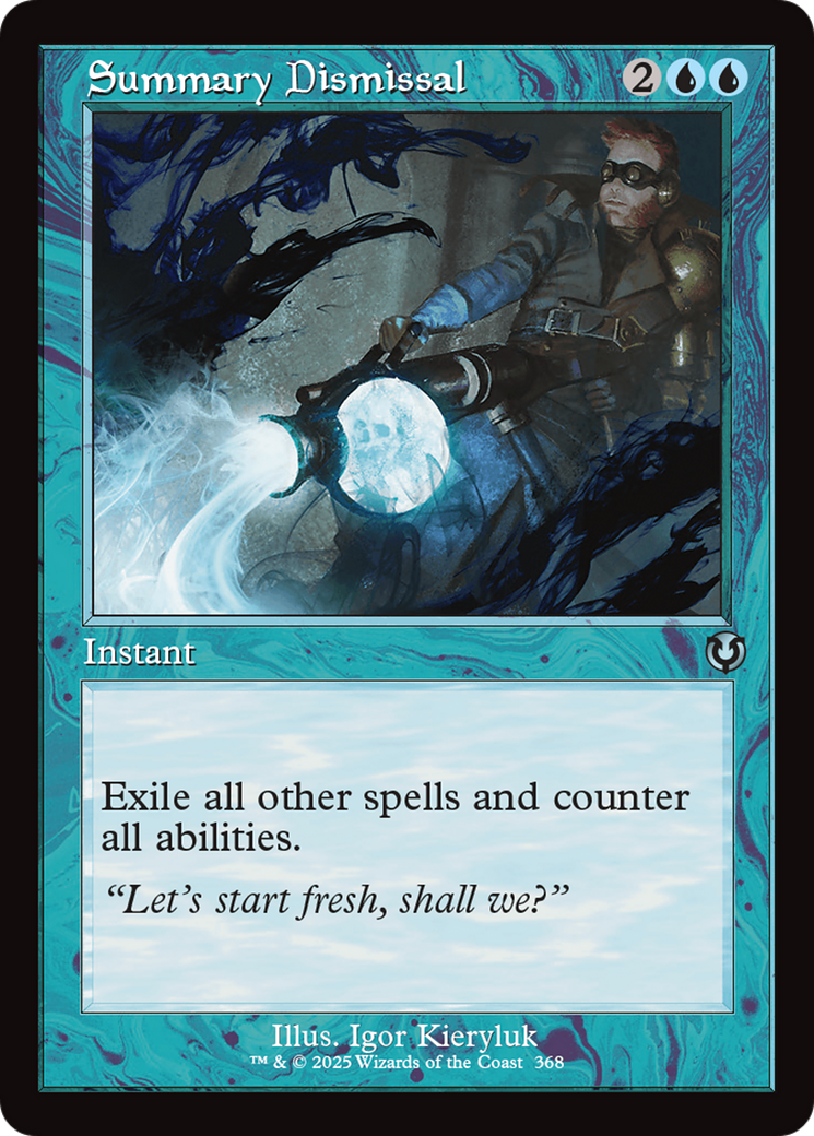 Summary Dismissal (Retro Frame) (-368) - Innistrad Remastered - Premium MTG Single from Wizards of the Coast - Just $0.26! Shop now at Game Crave Tournament Store