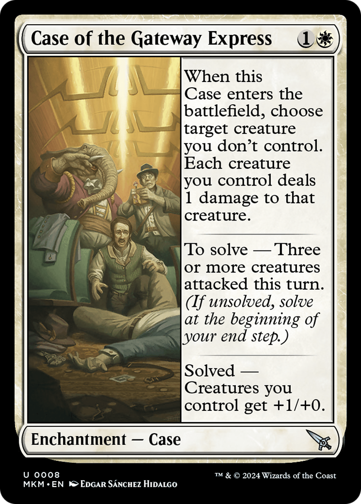 Case of the Gateway Express (MKM-008) - Murders at Karlov Manor Foil - Premium MTG Single from Wizards of the Coast - Just $0.32! Shop now at Game Crave Tournament Store