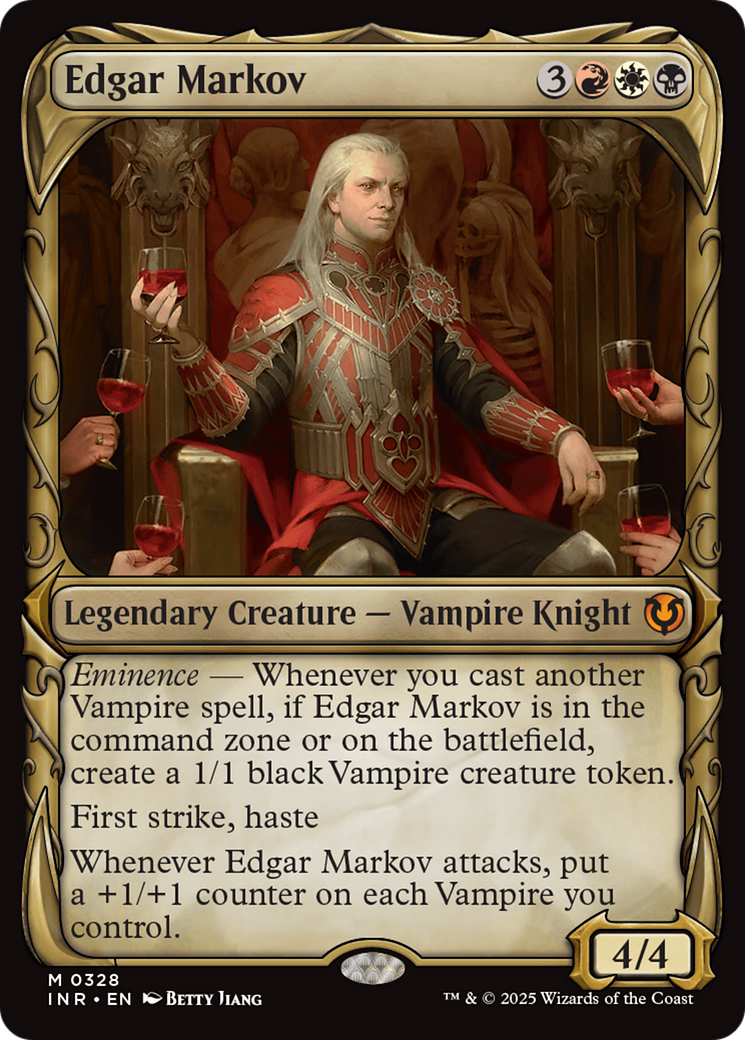 Edgar Markov (Showcase) (-328) - Innistrad Remastered Foil - Premium MTG Single from Wizards of the Coast - Just $17.86! Shop now at Game Crave Tournament Store