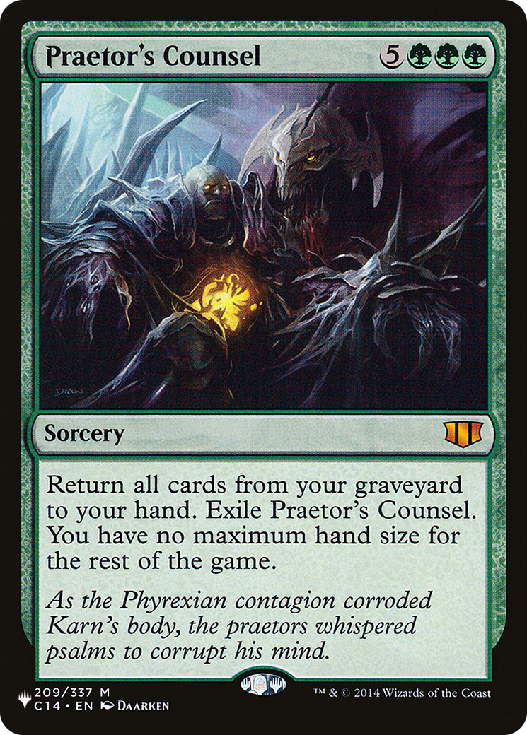 Praetor's Counsel (PLIST-990) - The List - Premium MTG Single from Wizards of the Coast - Just $2.52! Shop now at Game Crave Tournament Store
