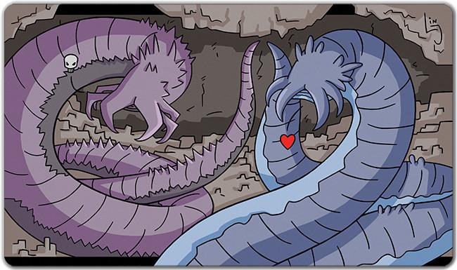 Wurms of Life and Death Playmat - Premium Playmat from Inked Gaming - Just $34.99! Shop now at Game Crave Tournament Store