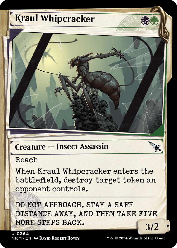 Kraul Whipcracker (MKM-364) - Murders at Karlov Manor: (Showcase) Foil - Premium MTG Single from Wizards of the Coast - Just $0.25! Shop now at Game Crave Tournament Store