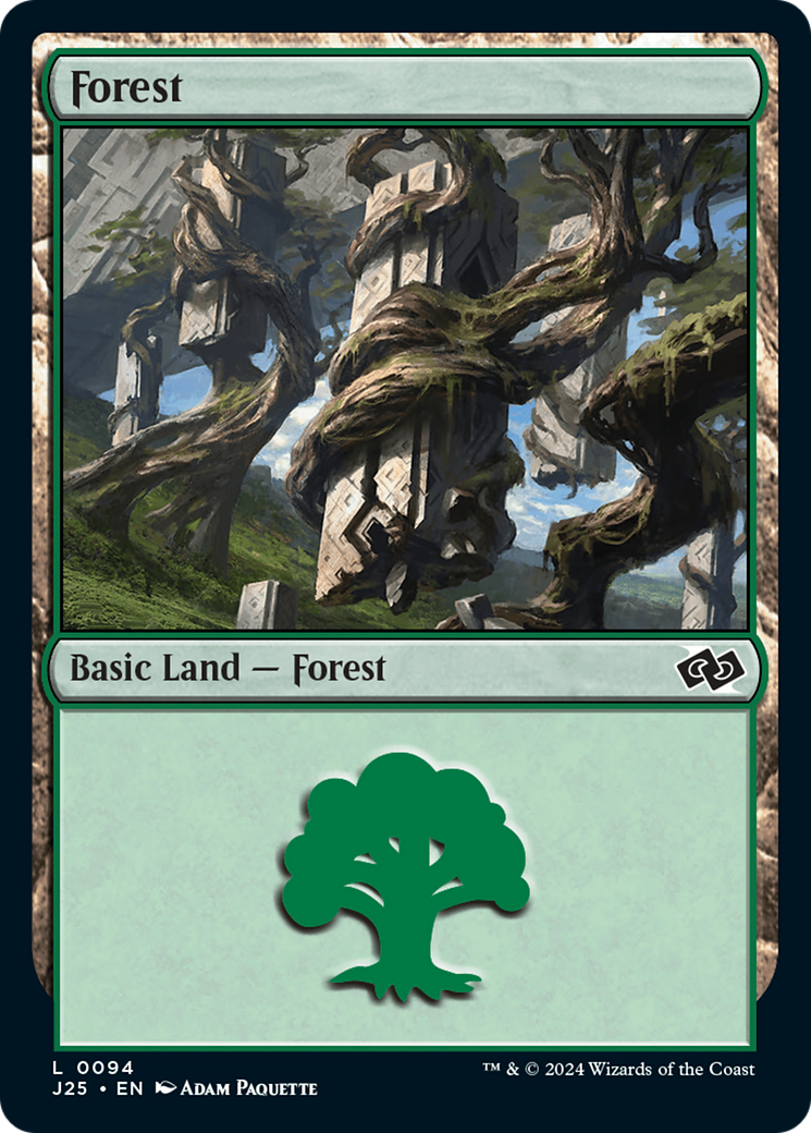 Forest (J25-094) - Foundations Jumpstart - Premium MTG Single from Wizards of the Coast - Just $0.25! Shop now at Game Crave Tournament Store