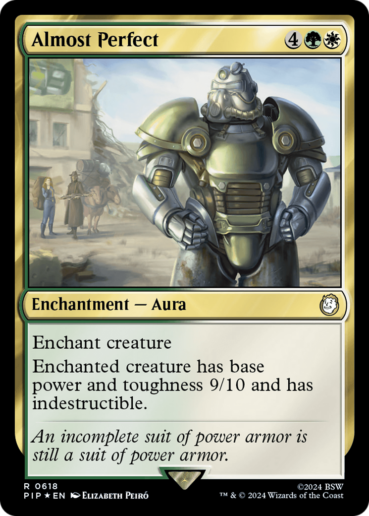 Almost Perfect (PIP-618) - Fallout Foil - Premium MTG Single from Wizards of the Coast - Just $1.05! Shop now at Game Crave Tournament Store