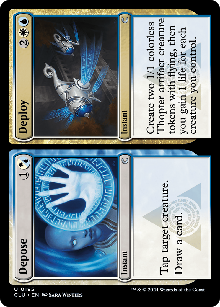 Depose // Deploy (CLU-185) - Ravnica: Clue Edition - Premium MTG Single from Wizards of the Coast - Just $0.26! Shop now at Game Crave Tournament Store