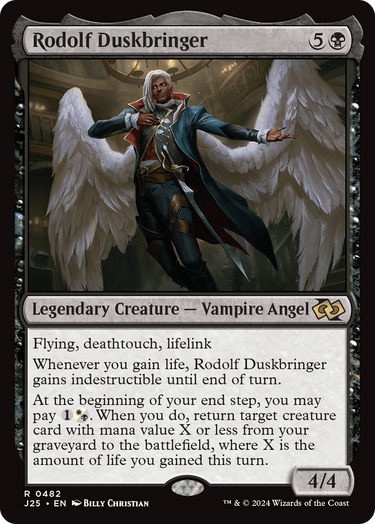 Rodolf Duskbringer (J25-482) - Foundations Jumpstart - Premium MTG Single from Wizards of the Coast - Just $4.17! Shop now at Game Crave Tournament Store