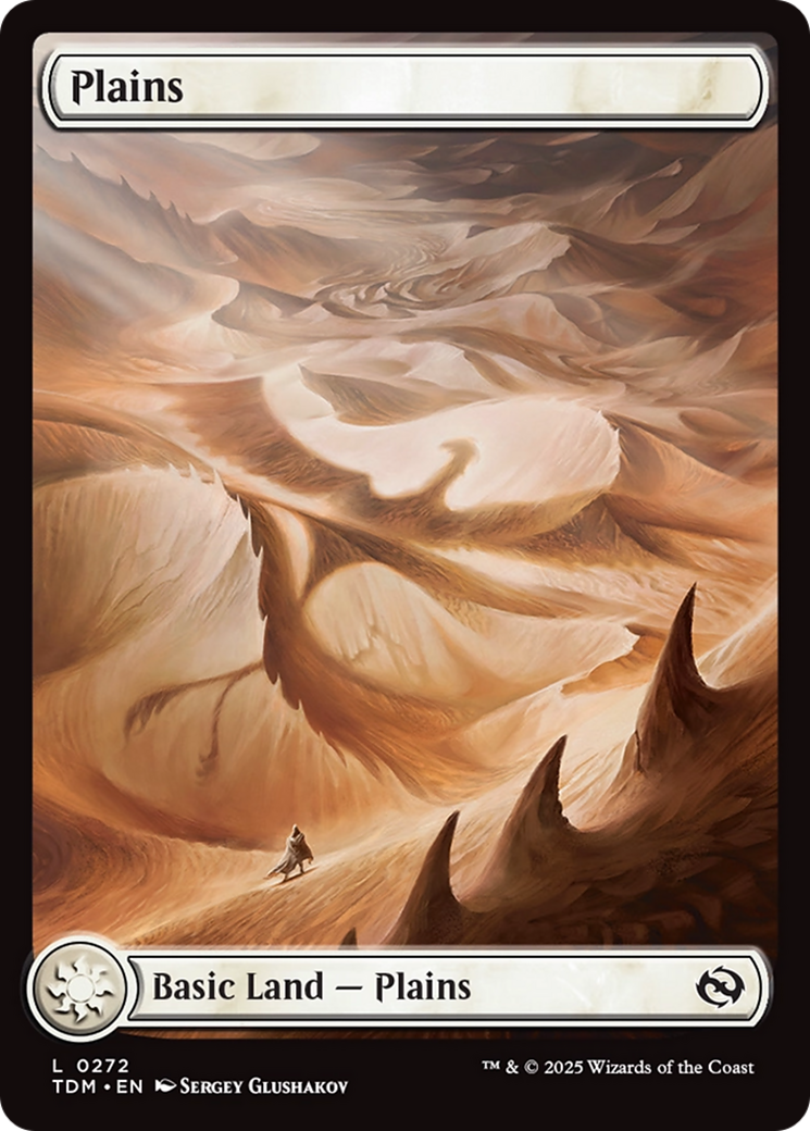 Plains (0272) (TDM-272) - Tarkir: Dragonstorm Foil - Premium MTG Single from Wizards of the Coast - Just $0.10! Shop now at Game Crave Tournament Store