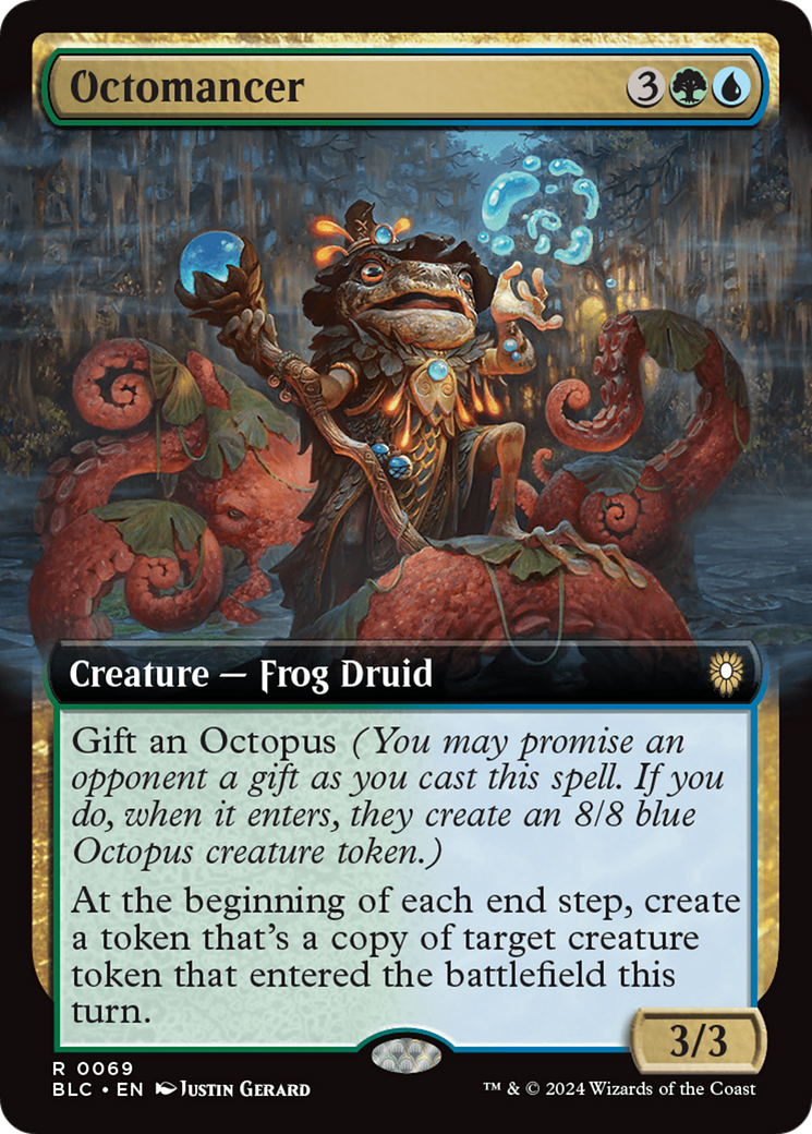 Octomancer (BLC-069) - Bloomburrow Commander: (Extended Art) Foil - Premium MTG Single from Wizards of the Coast - Just $1.10! Shop now at Game Crave Tournament Store