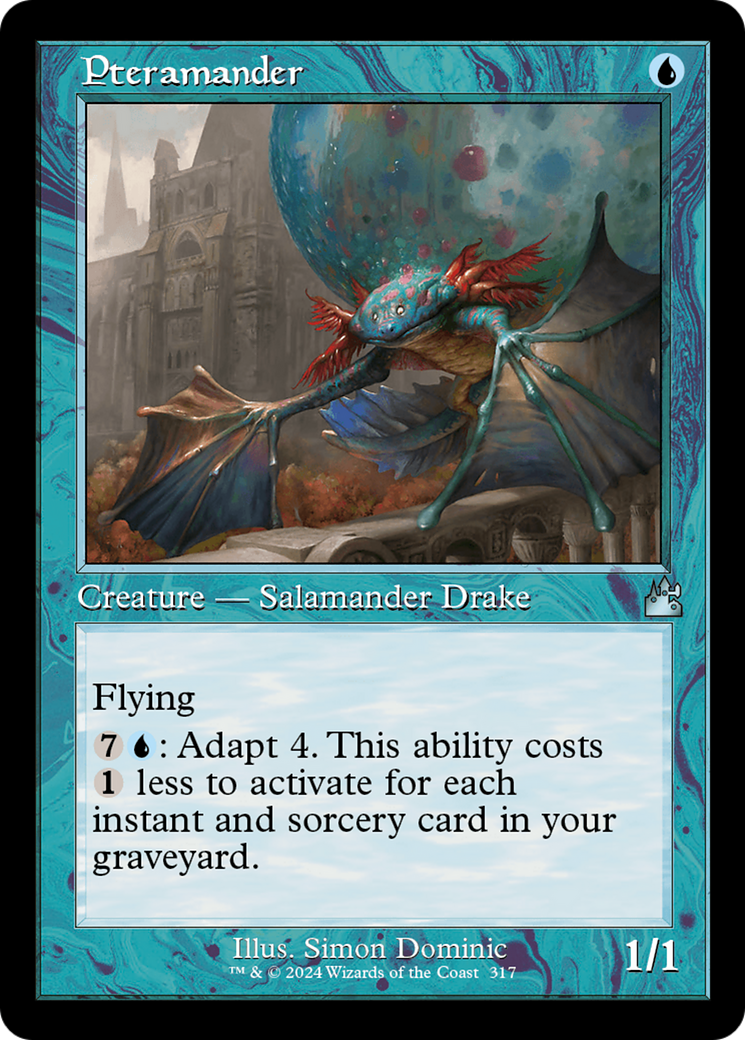 Pteramander (RVR-317) - Ravnica Remastered Foil - Premium MTG Single from Wizards of the Coast - Just $0.25! Shop now at Game Crave Tournament Store