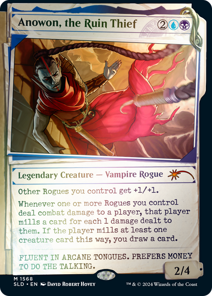 Anowon, the Ruin Thief (SLD-1568★) - Secret Lair Drop: (Showcase) Foil - Premium MTG Single from Wizards of the Coast - Just $2.18! Shop now at Game Crave Tournament Store