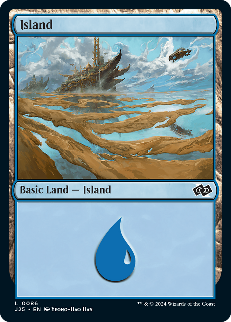 Island (J25-086) - Foundations Jumpstart - Premium MTG Single from Wizards of the Coast - Just $0.25! Shop now at Game Crave Tournament Store