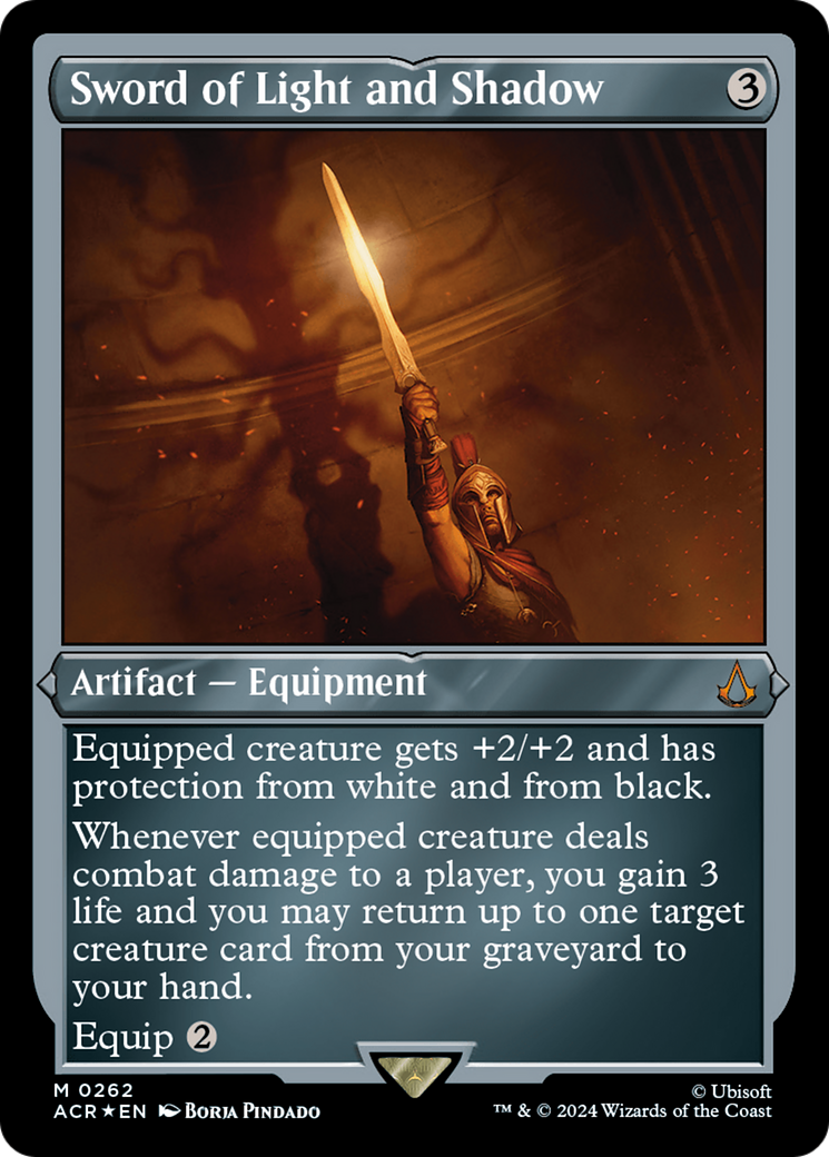 Sword of Light and Shadow (ACR-262) - Assassin's Creed Etched Foil - Premium MTG Single from Wizards of the Coast - Just $7.64! Shop now at Game Crave Tournament Store