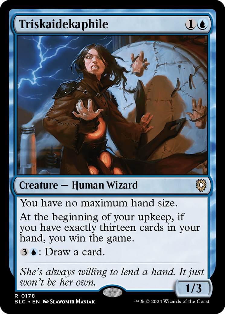 Triskaidekaphile (BLC-178) - Bloomburrow Commander - Premium MTG Single from Wizards of the Coast - Just $0.30! Shop now at Game Crave Tournament Store