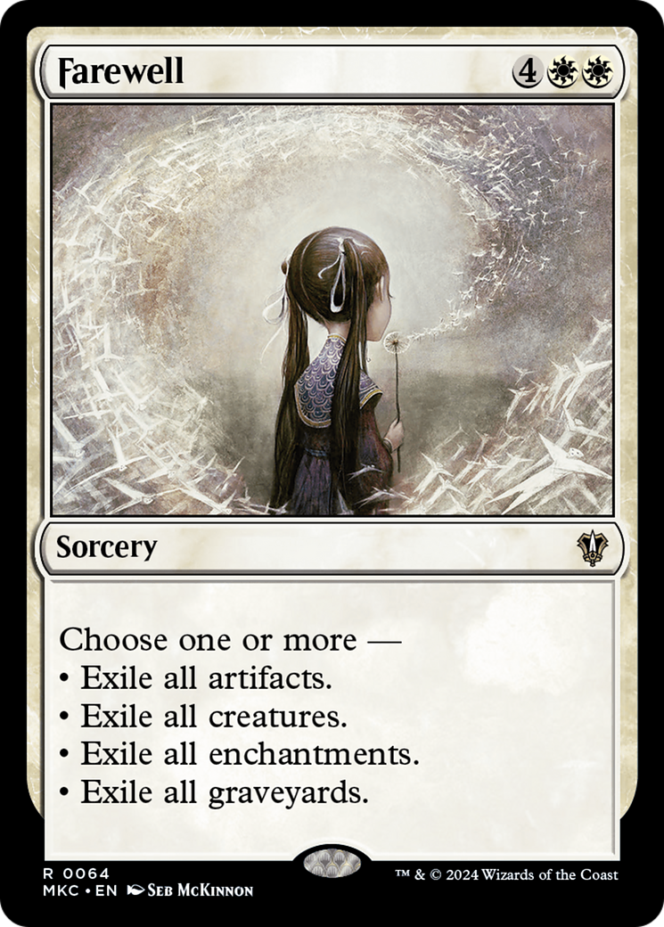 Farewell (MKC-064) - Murders at Karlov Manor Commander - Premium MTG Single from Wizards of the Coast - Just $3.52! Shop now at Game Crave Tournament Store