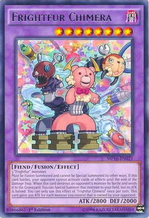 Frightfur Chimera (MP16-EN021) - 2016 Mega-Tins Mega Pack Unlimited - Premium Yugioh Single from Konami - Just $0.08! Shop now at Game Crave Tournament Store
