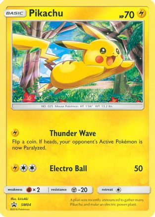 Pikachu SM04/248 - SM Black Star Promos Holofoil