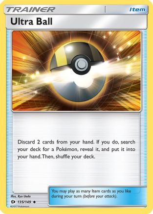 Ultra Ball 135/149 - Sun & Moon Reverse Holofoil