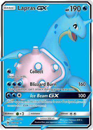 Lapras-GX 139/149 - Sun & Moon Holofoil