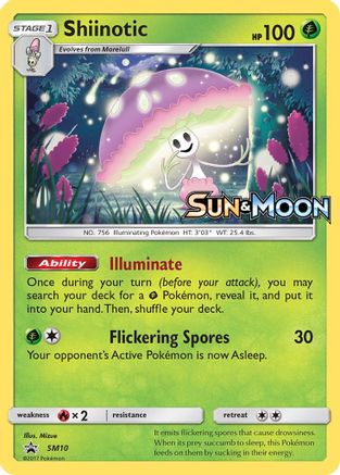 Shiinotic SM10/248 - SM Black Star Promos Holofoil