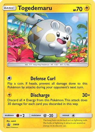 Togedemaru SM09/248 - SM Black Star Promos Holofoil