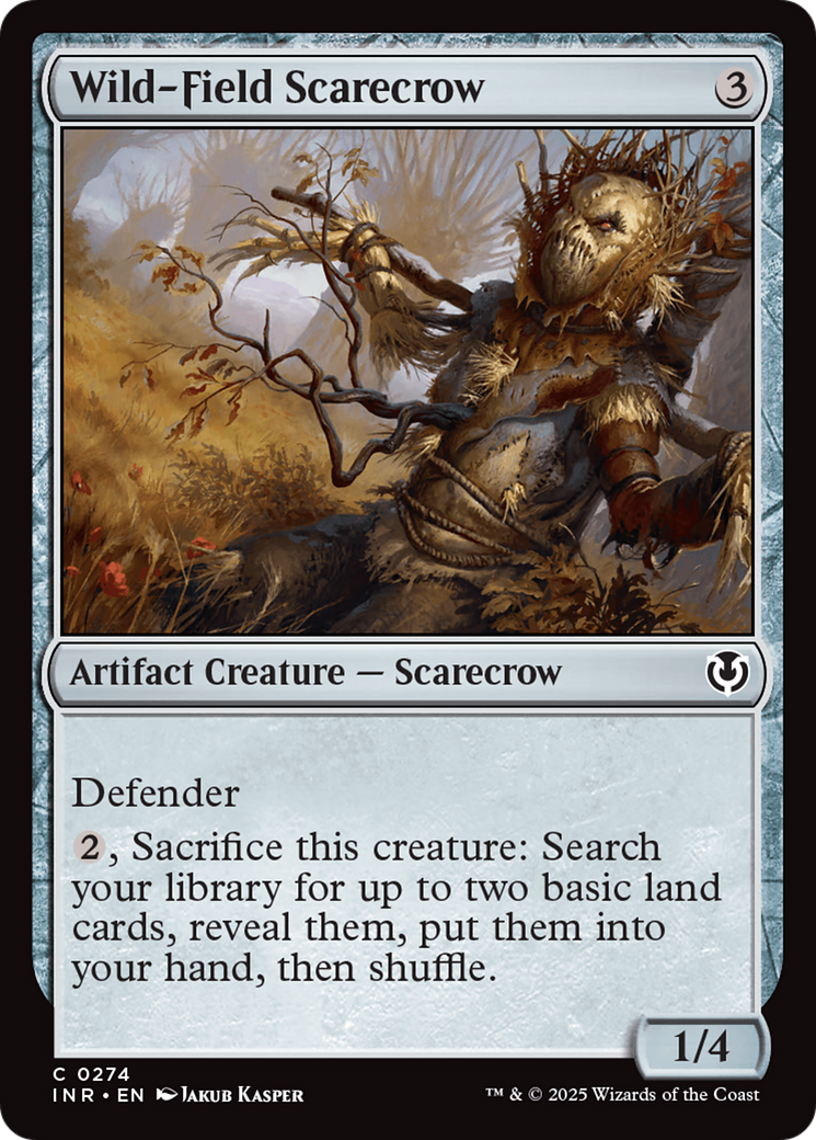 Wild-Field Scarecrow (-274) - Innistrad Remastered Foil - Premium MTG Single from Wizards of the Coast - Just $0.26! Shop now at Game Crave Tournament Store