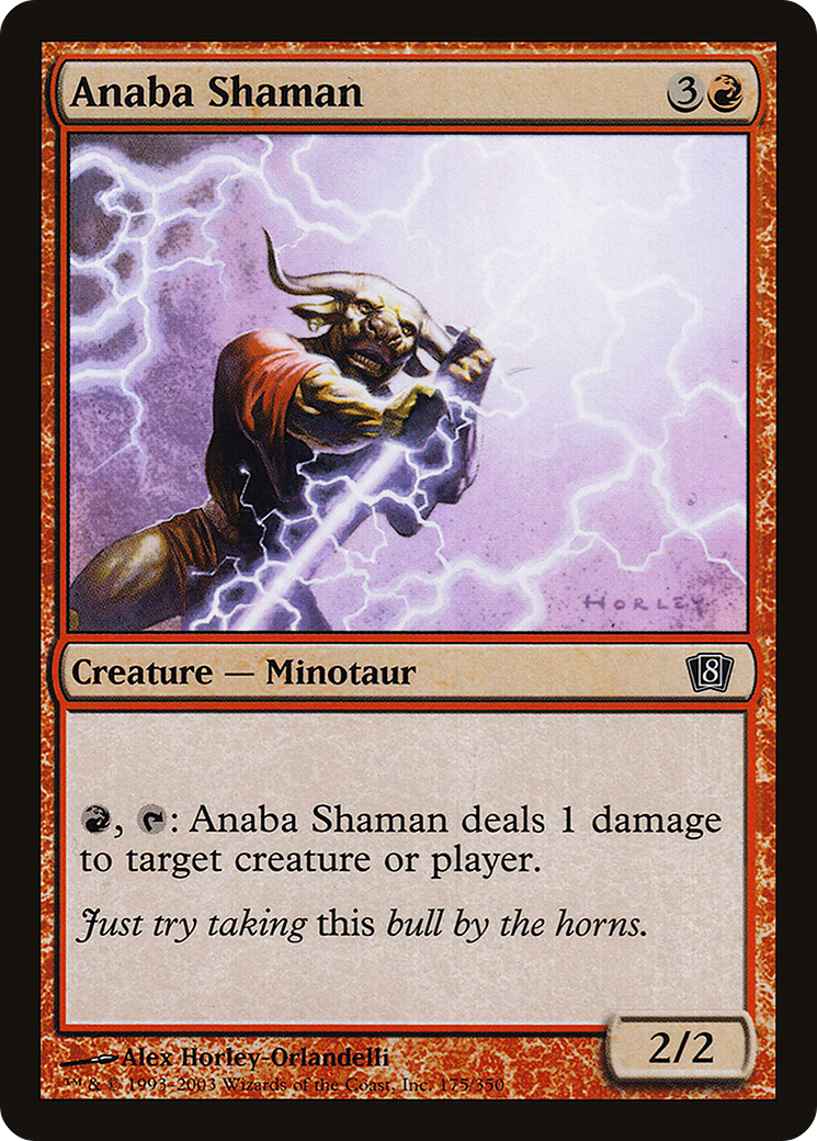 Anaba Shaman (8ED-175★) - 8th Edition Foil