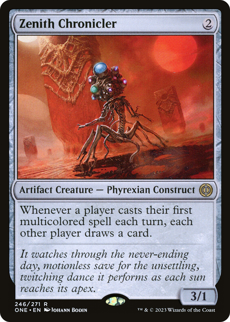 Zenith Chronicler (ONE-246) - Phyrexia: All Will Be One - Premium MTG Single from Wizards of the Coast - Just $0.26! Shop now at Game Crave Tournament Store