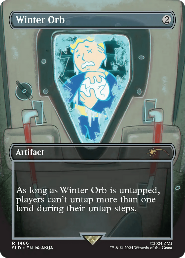 Winter Orb (SLD-1486) - Secret Lair Drop (Borderless) - Premium MTG Single from Wizards of the Coast - Just $8.14! Shop now at Game Crave Tournament Store