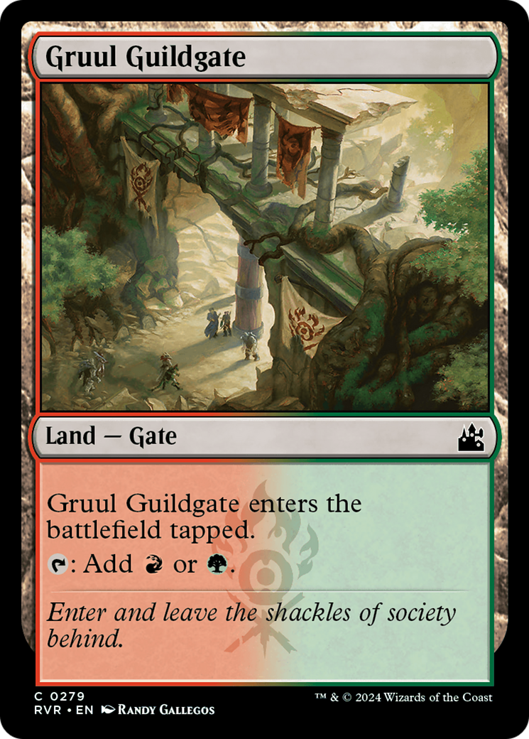 Gruul Guildgate (RVR-279) - Ravnica Remastered - Premium MTG Single from Wizards of the Coast - Just $0.25! Shop now at Game Crave Tournament Store