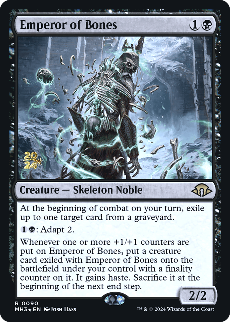 Emperor of Bones (PMH3-90S) - Modern Horizons 3 Promos Foil - Premium MTG Single from Wizards of the Coast - Just $5.15! Shop now at Game Crave Tournament Store