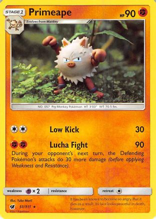 Primeape 51/111 - Crimson Invasion