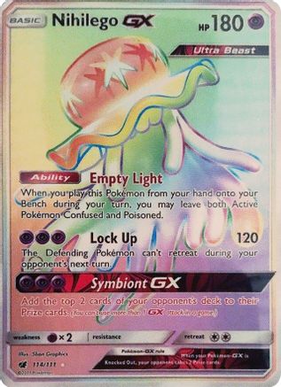 Nihilego-GX 114/111 - Crimson Invasion Holofoil