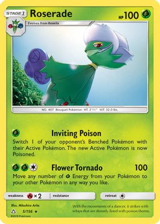 Roserade 5/156 - Ultra Prism Reverse Holofoil