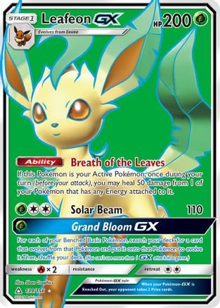 Leafeon-GX 139/156 - Ultra Prism Holofoil