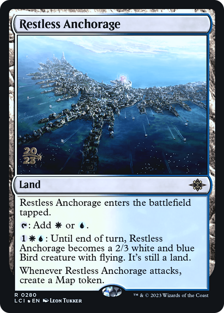 Restless Anchorage (PLCI-280S) - The Lost Caverns of Ixalan Promos Foil - Premium MTG Single from Wizards of the Coast - Just $1.22! Shop now at Game Crave Tournament Store