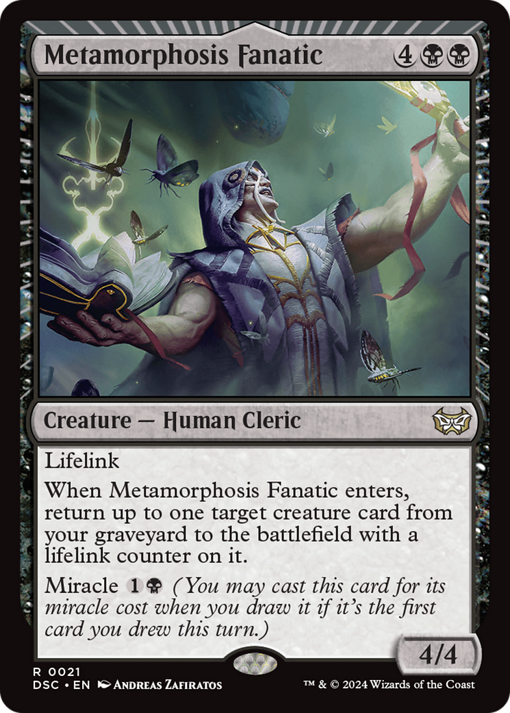 Metamorphosis Fanatic (DSC-021) - Duskmourn: House of Horror Commander: (miracle) - Premium MTG Single from Wizards of the Coast - Just $4.01! Shop now at Game Crave Tournament Store