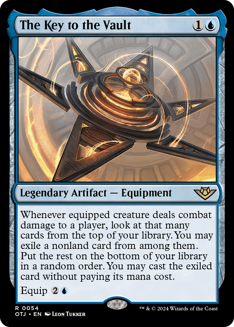 The Key to the Vault (OTJ-054) - Outlaws of Thunder Junction - Premium MTG Single from Wizards of the Coast - Just $0.26! Shop now at Game Crave Tournament Store
