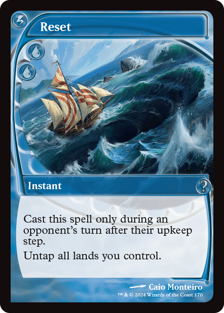 Reset (MB2-170) - Mystery Booster 2 - Premium MTG Single from Wizards of the Coast - Just $2.99! Shop now at Game Crave Tournament Store