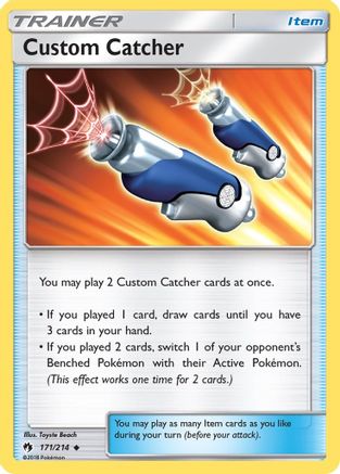 Custom Catcher 171/214 - Lost Thunder Reverse Holofoil